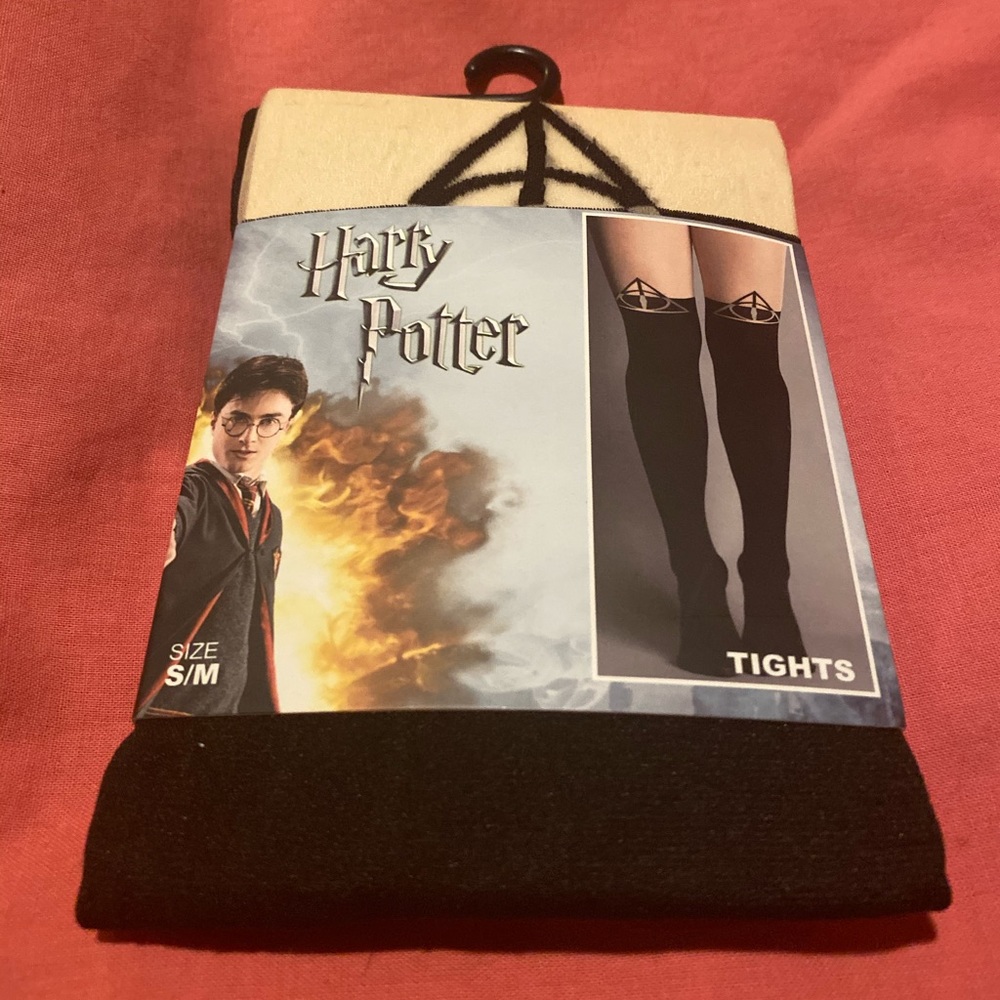 NWT Harry Potter Tights Deathly Hallows